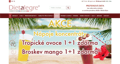 Desktop Screenshot of dietalegre.cz