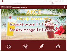Tablet Screenshot of dietalegre.cz